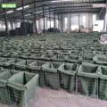 Гальванизированная сетчатая сетка Gabion военная бастионная стена